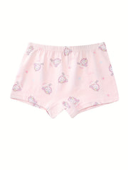 5pcs Kids Cartoon Panties Girls Underwear Cotton Boxer Briefs