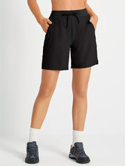 Women's Drawstring Running Shorts Quick Dry with Pocket