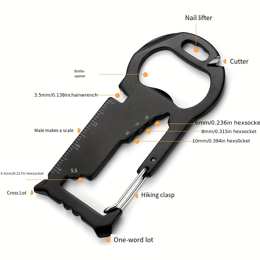 Multitool Card w/ Bottle Opener Screwdriver Key Ring
