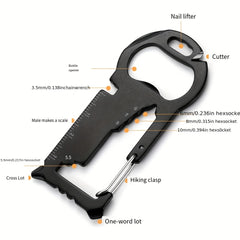 Multitool Card w/ Bottle Opener Screwdriver Key Ring