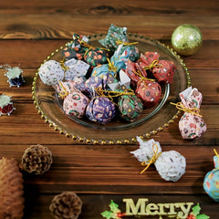48pcs Christmas Origami Set Educational Diy Paper Mini Gift Wrapping Paper