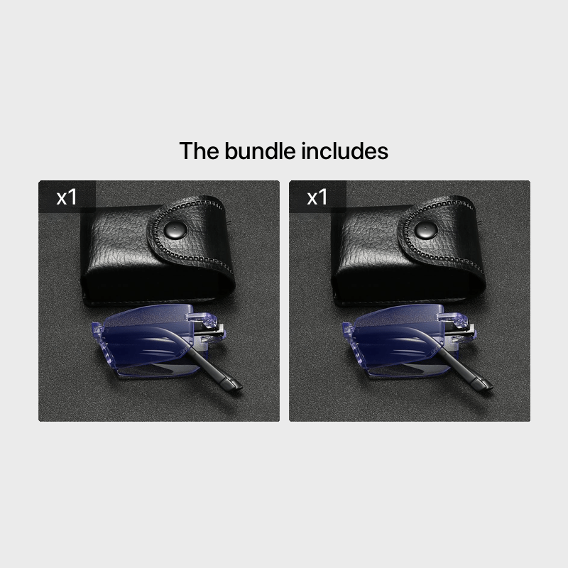Men's Folding Reading Glasses UV400