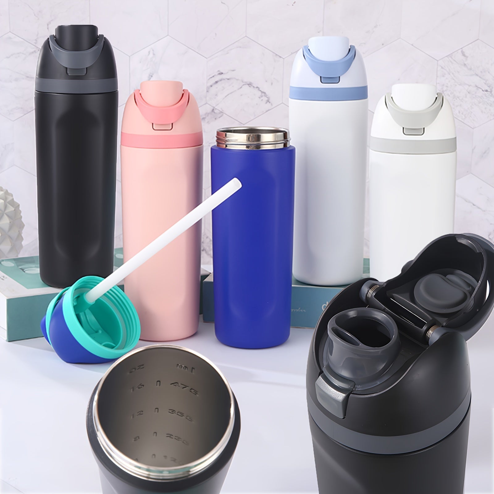 Stainless Steel 20oz Vacuum Flask Insulated Water Bottle for Outdoor Travel