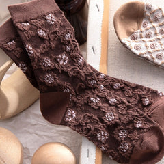 5pairs Women's Cotton Ethnic Tube Socks