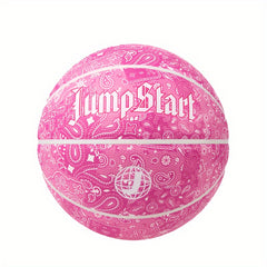 Cashew Flower No 7 Basketball with Pump for Indoor and Outdoor Competition