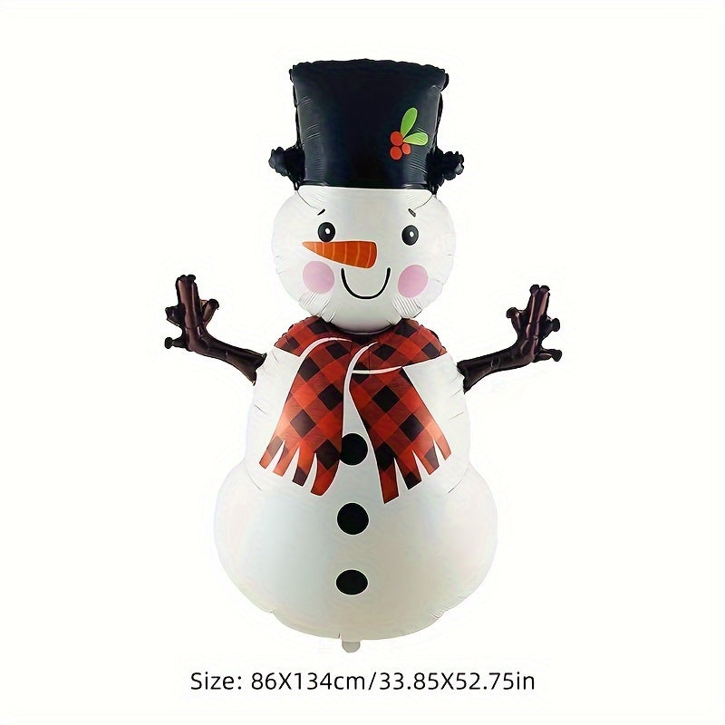 Large Christmas Party Balloons Holiday Decoration Aluminum Film Balloon