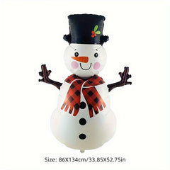 Large Christmas Party Balloons Holiday Decoration Aluminum Film Balloon