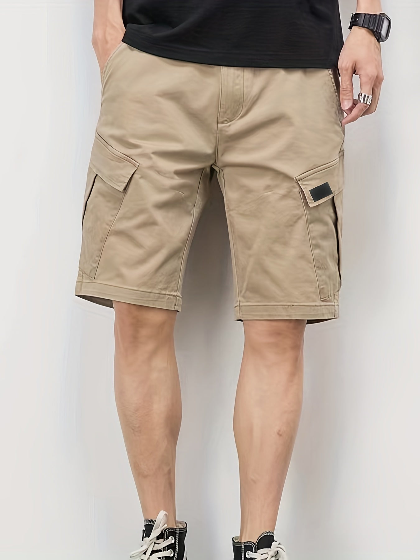 Men's Casual Pocket Cargo Shorts for Summer Outdoor Activities