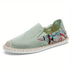 Men's Slip-On Espadrilles Loafers Comfortable Walking Shoes