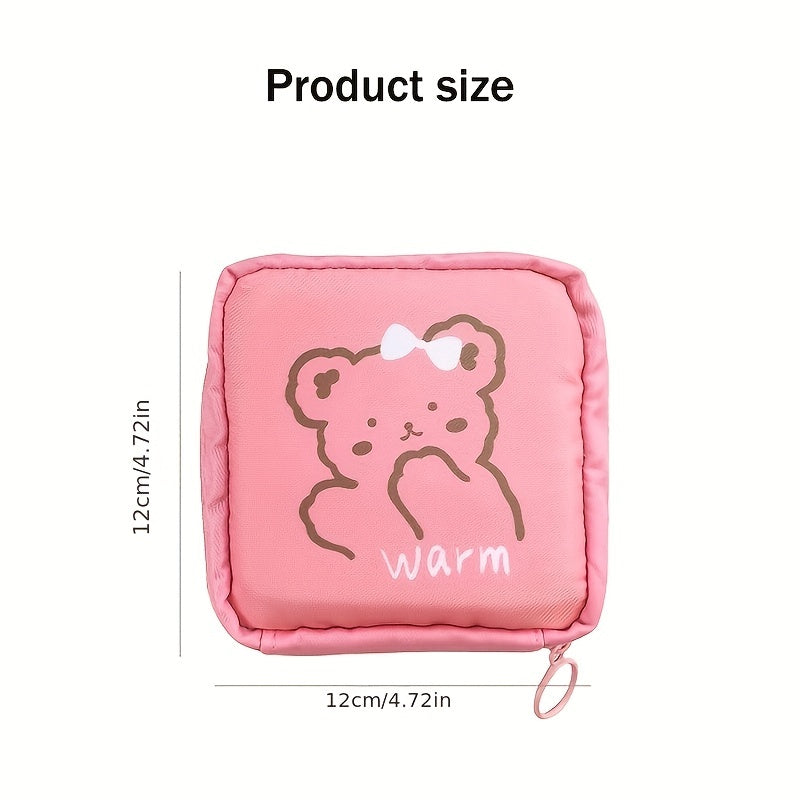 Women Storage Bag Sanitary Pad Pouch Napkin Cosmetic Bags Girls Makeup Bag