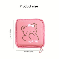 Women Storage Bag Sanitary Pad Pouch Napkin Cosmetic Bags Girls Makeup Bag