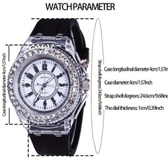 Silicone Luminous Electronic Watch for Students
