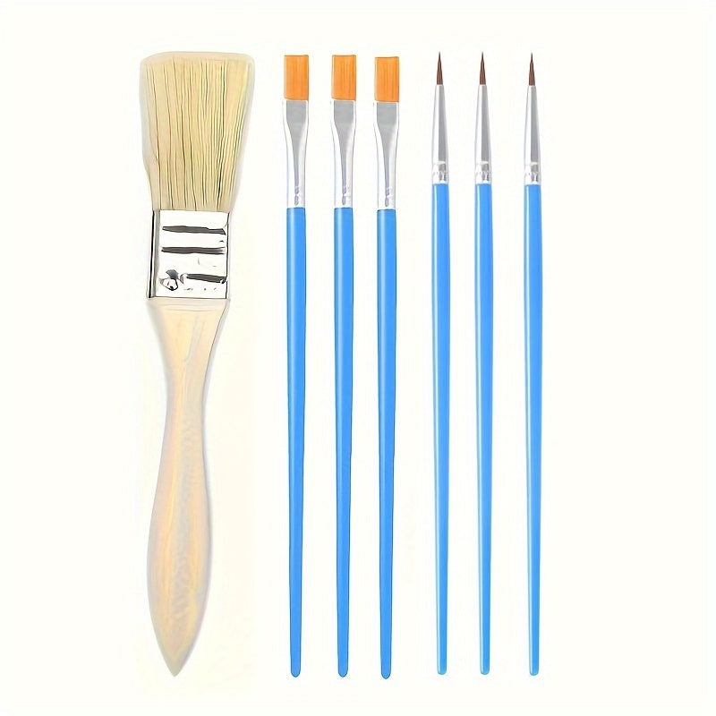 Plastic Rod Painting Pen Hook Line Pen Flat Head Brush Pigment Pen 2 54 Cm