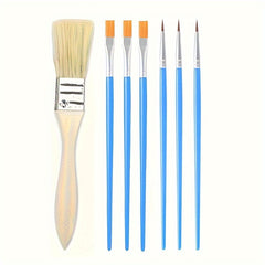 Plastic Rod Painting Pen Hook Line Pen Flat Head Brush Pigment Pen 2 54 Cm