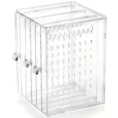 Transparent Jewelry Storage Box Three Drawer Large Capacity Organizer
