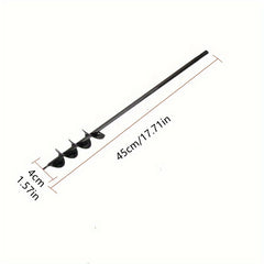 Garden Auger Drill Bit Flower Seeder Bulb Shaft Auger Gardening Tool