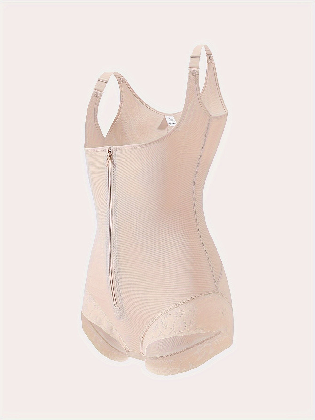 Zipper Shaping Bodysuit Tummy Control Butt Lifting Body Shaper