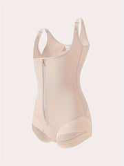 Zipper Shaping Bodysuit Tummy Control Butt Lifting Body Shaper