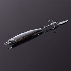 5pcs Electroplated Jigbaits with Rotating Sequin Sea Fishing Tackle 15g 20g 30g