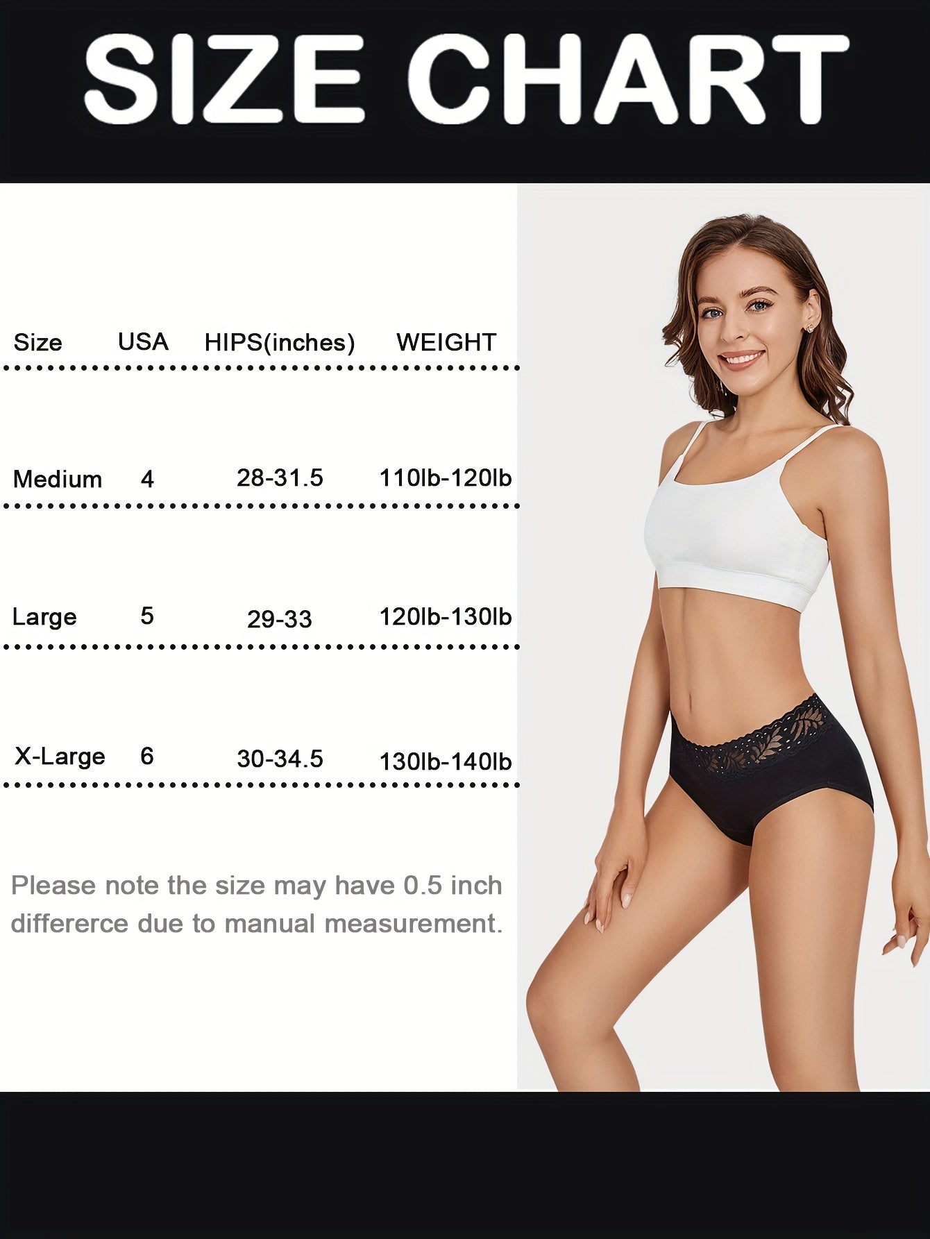 3pcs Lace Briefs Soft Comfy Intimates Panties Women's Lingerie