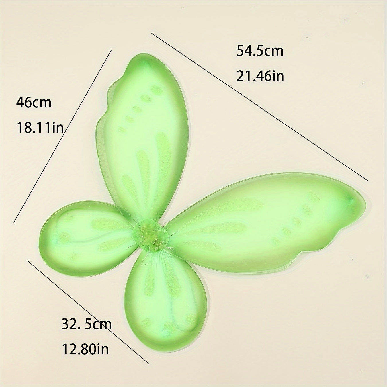 Fairy Wings Prop Angel Butterfly Wings Costume Party Dress Up Halloween