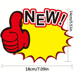 10pcs Hanging Signs for Promotional Labels in Stores