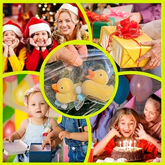 Squishy Duck Squeeze Toy Plush Yellow Duck Soft Fidget Toy for Adults & Kids