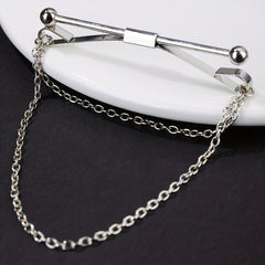 Men's Tie Chain Collar Clip Collar Pin Shirt Buckle