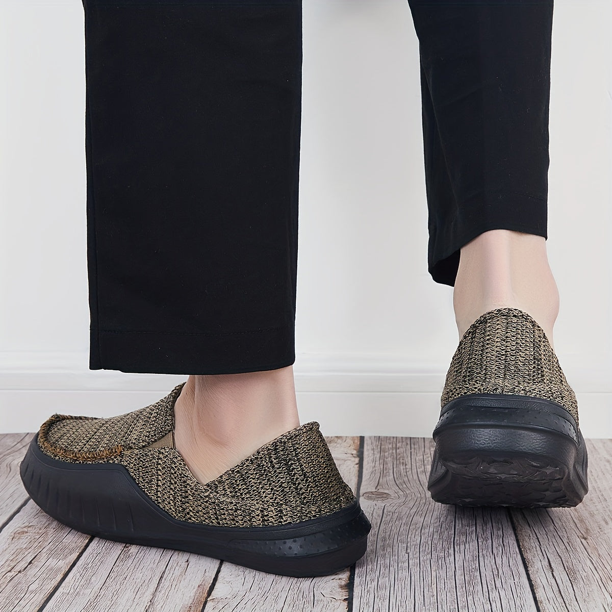 Men's Knitted Casual Slip on Loafers
