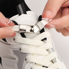 2pcs No Tie Shoelaces With Buckle Easy Tie For Kids & Adults
