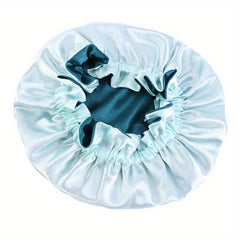 Silky Satin Bonnet Double Layer Adjustable Sleep Cap Night Turban