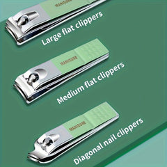 18pc Outdoor Portable Nail Clipper Set Household Adult Foot Repair Tool