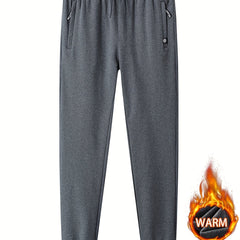 Men's Zip Pocket Thermal Pants for Autumn/Winter