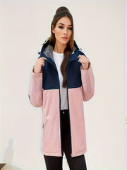 Women's Outdoor Sports Jacket Windproof Rainproof Hooded Jacket