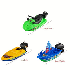 Cheng Rong Wind Up Toy Boats for Pool Water Toys
