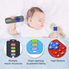TV Remote Control Shape Teething Toy Teether for Babies