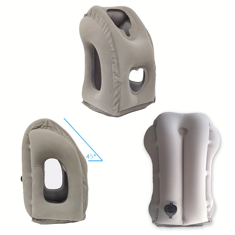 Inflatable Travel Pillow for Neck and Waist Support, Portable and Comfortable