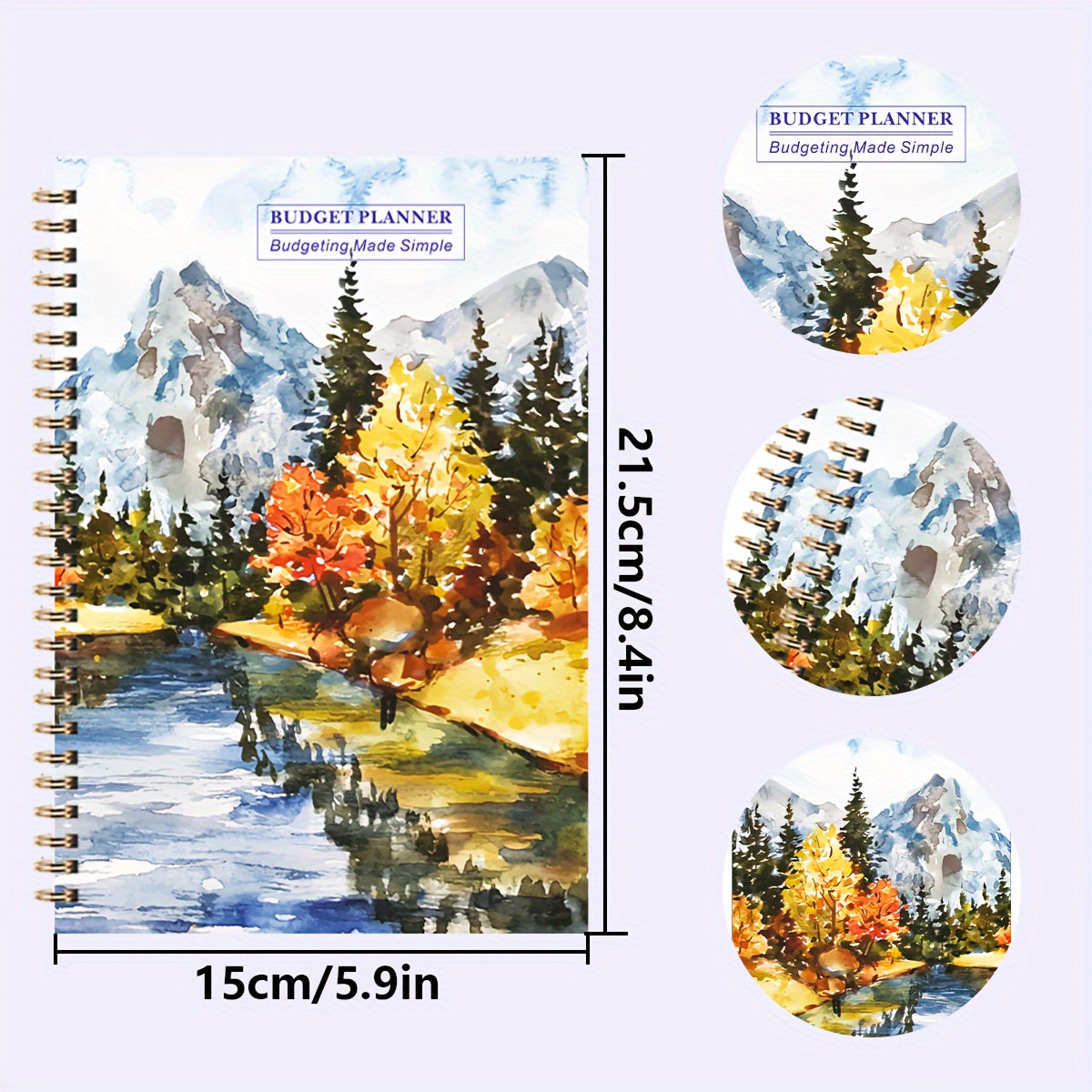 Budget Planner Notepad Expense Tracker Notebook Finance Planner