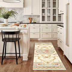 Vintage Floral 2'X10' Runner Rugs Traditional Laundry Room Rug