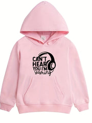 Kids Gaming Letter Print Hoodie Spring Fall Boys Sweatshirt