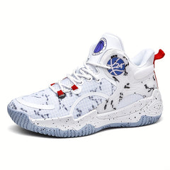 Men's Non Slip Basketball Shoes Comfy Shock Absorption Sneakers