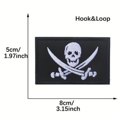 Pirate Military Morale Patch - Halloween & Of The Dead Decor