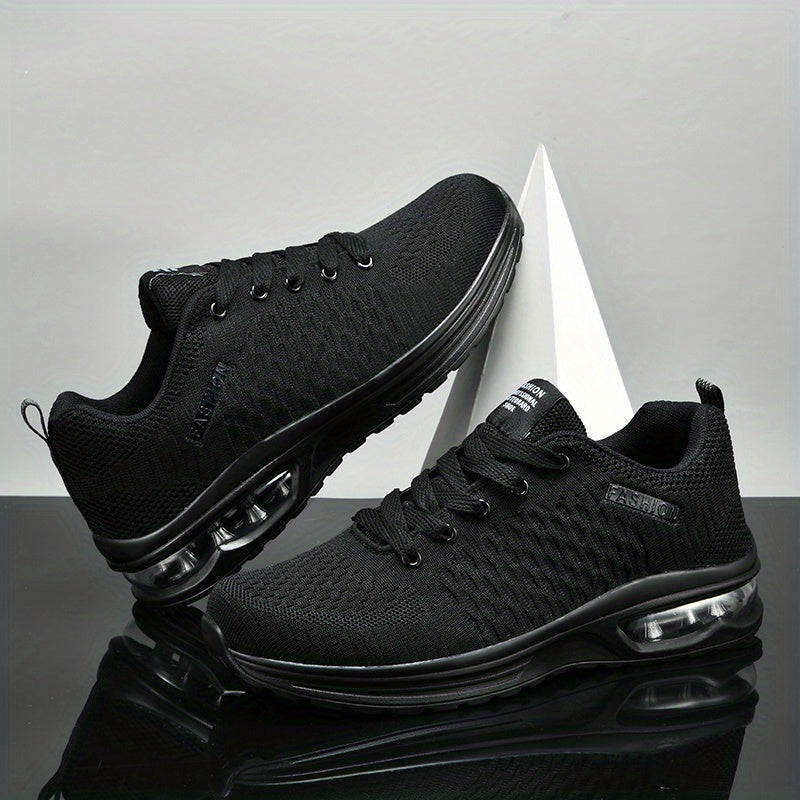 Men's Lace-up Sneakers Athletic Shoes Air Cushion Shock-absorbing Breathable
