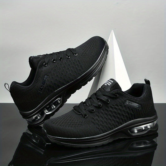 Men's Lace-up Sneakers Athletic Shoes Air Cushion Shock-absorbing Breathable