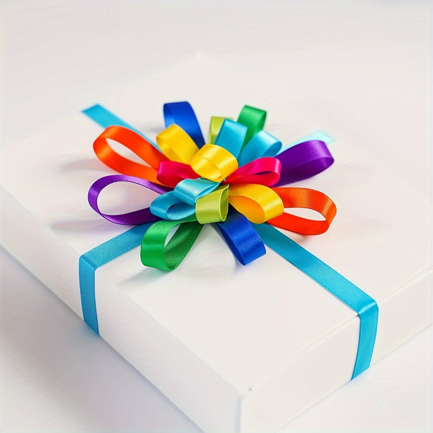 10-Color Double Face Satin Ribbon Gift Wrap Set