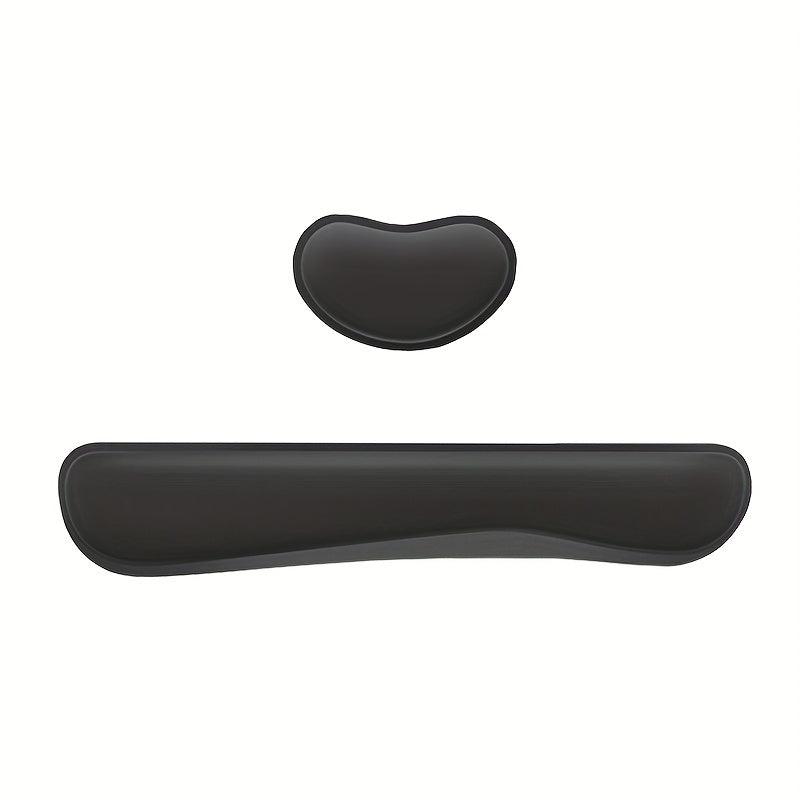 Gel Memory Foam Keyboards and Mouse Wrist Rests 2-Piece Set