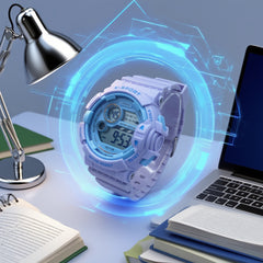 Waterproof Alarm Clock Digital Sport Wristwatch for Girls Teens Women