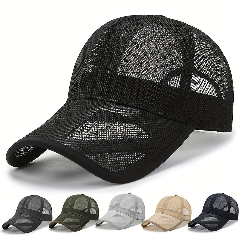 Unisex Mesh Breathable Baseball Cap Trucker Hat