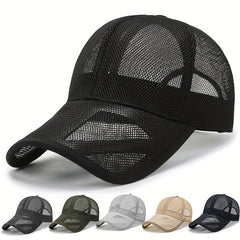 Unisex Mesh Breathable Baseball Cap Trucker Hat