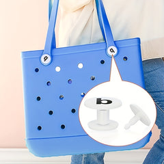 4 Pcs Beach Tote Bag Buckles Plastic Lightweight Rivets